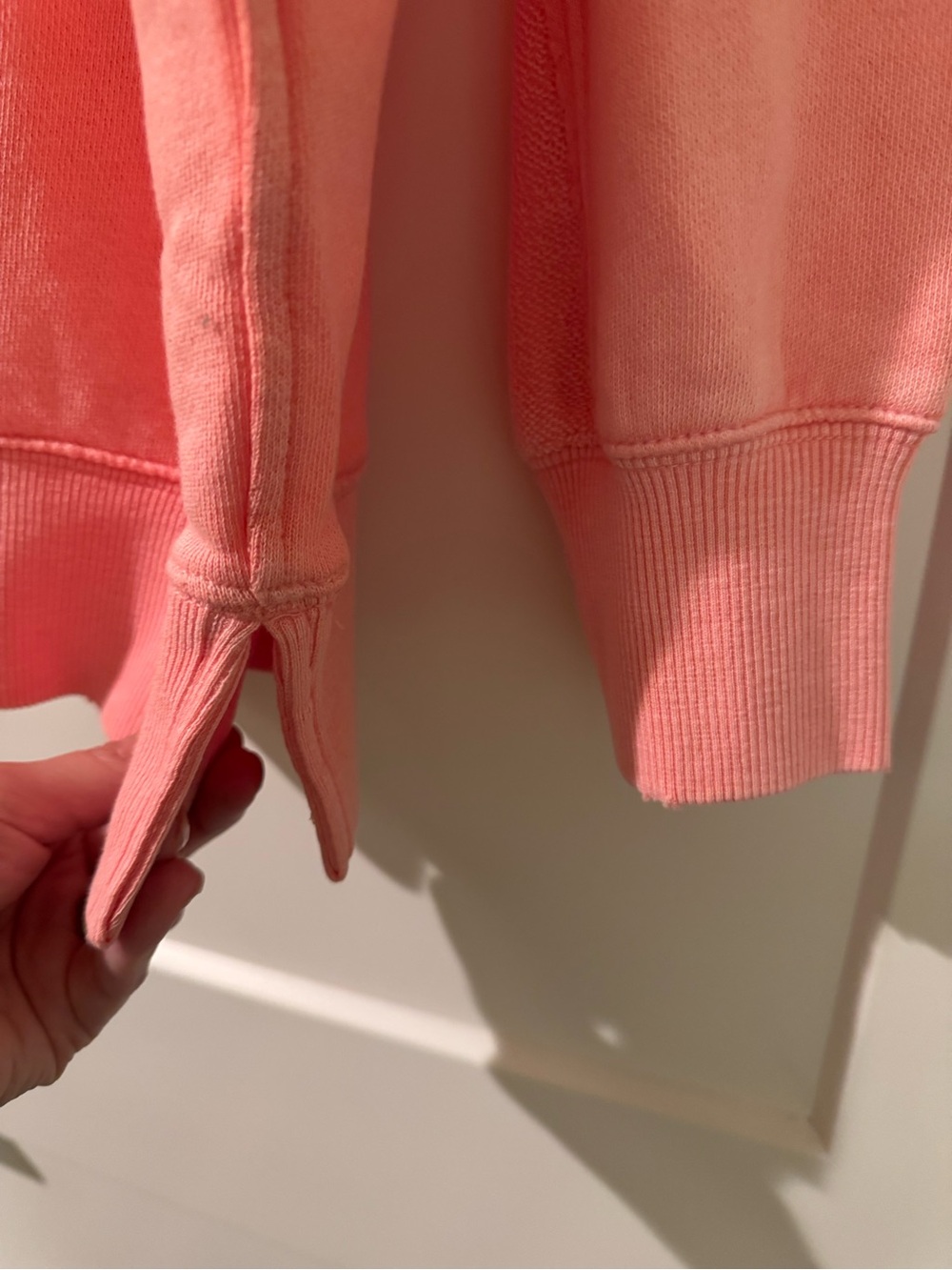 aerie Coral Pink Crewneck Sweatshirt - Picture 2 of 3